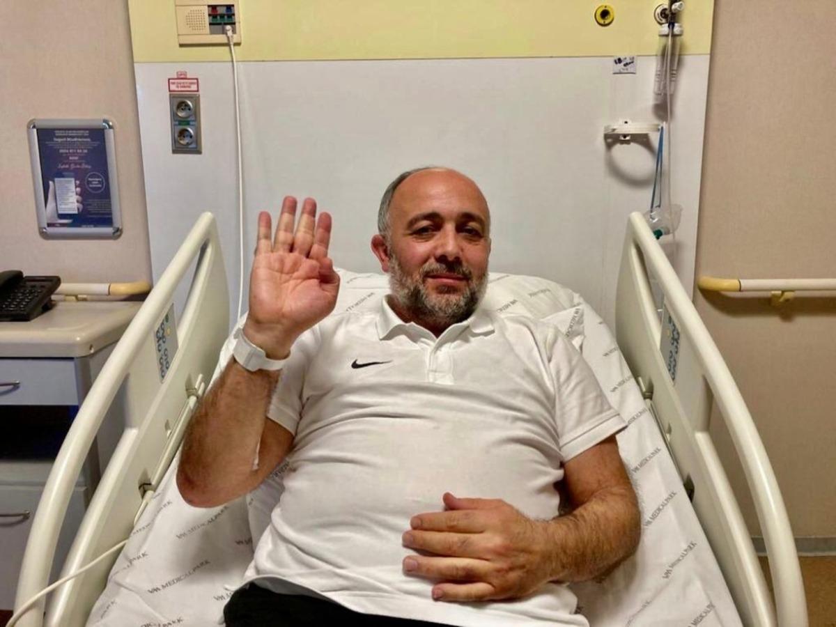 Koronayı yenen M&uuml;d&uuml;r Kasapoğlu taburcu oldu