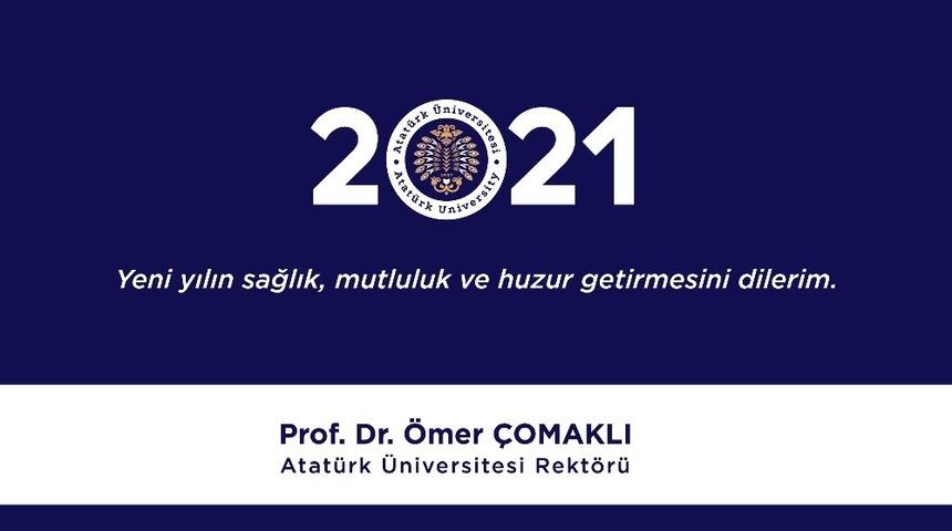 Rektör Çomaklı’dan yeni yıl mesajı