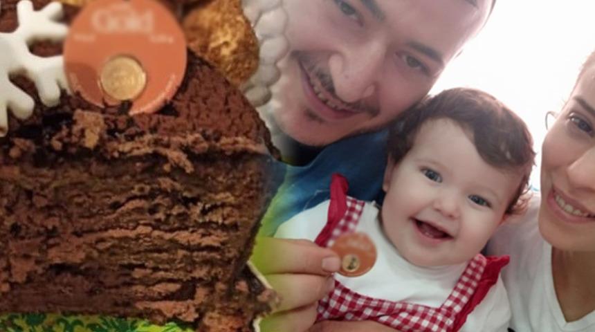 Şaşkına çeviren olay! Yılbaşı pastasından altın çıktı