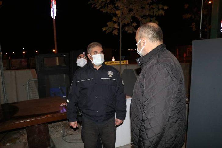 Aksoy yeni yıla polis ve sağlık çalışanları ile girdi G3