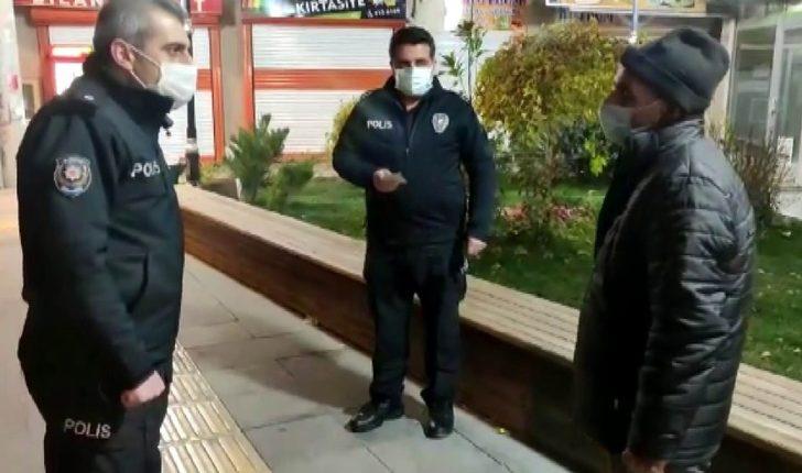 Nusaybin polisi sokakta yaşayan vatandaşı otele yerleştirdi