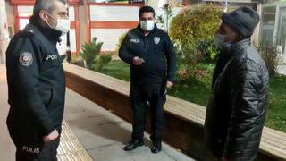 Nusaybin polisi sokakta yaşayan vatandaşı otele yerleştirdi