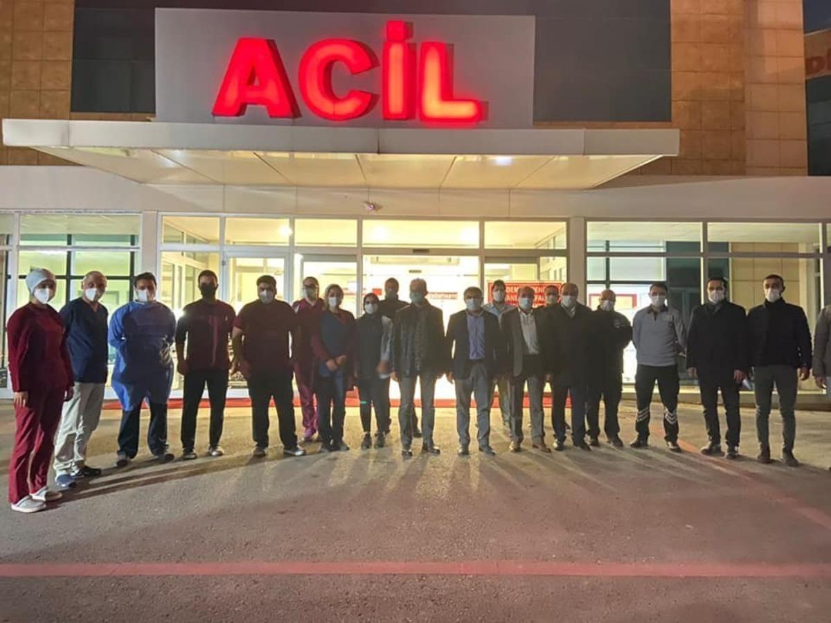 Başkan Şayir, yeni yıla g&ouml;revi başında &ccedil;alışanlarla girdi