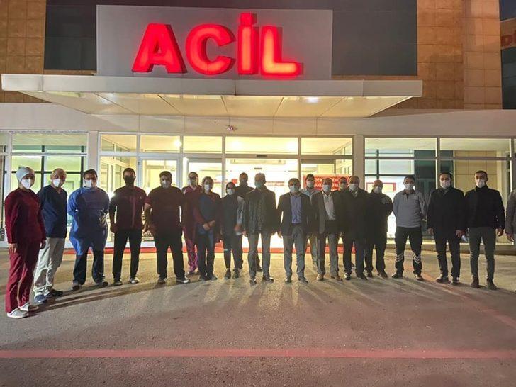 Başkan Şayir, yeni yıla görevi başında çalışanlarla girdi G1