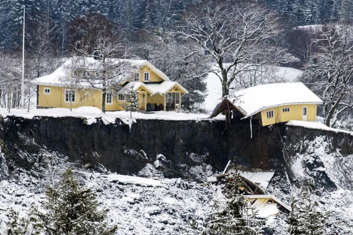 Norve&ccedil;&rsquo;teki heyelanda 1 kişinin cansız bedenine ulaşıldı