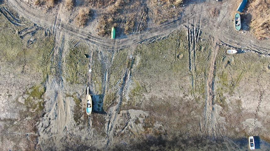 Terkos G&ouml;l&uuml;nde korkutan g&ouml;r&uuml;nt&uuml;