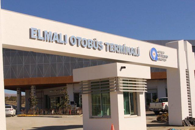 Elmalı otogarı açılışa hazır