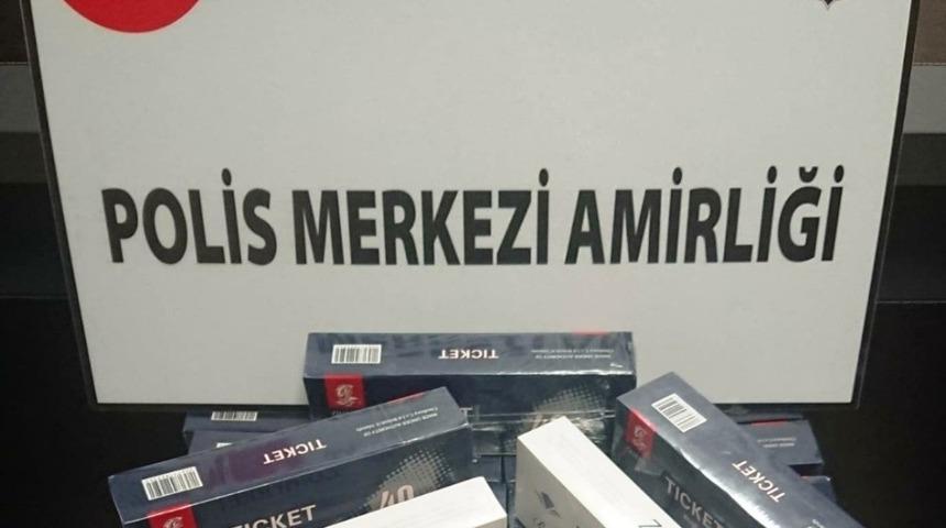 Tavşanlı&rsquo;da 148 paket ka&ccedil;ak sigara ele ge&ccedil;irildi