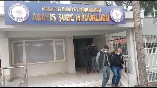 Malatya’da otodan hırsızlığa 2 tutuklama