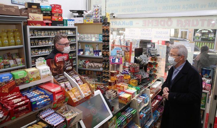 Başkan Erdem’den esnafa moral ziyareti G1