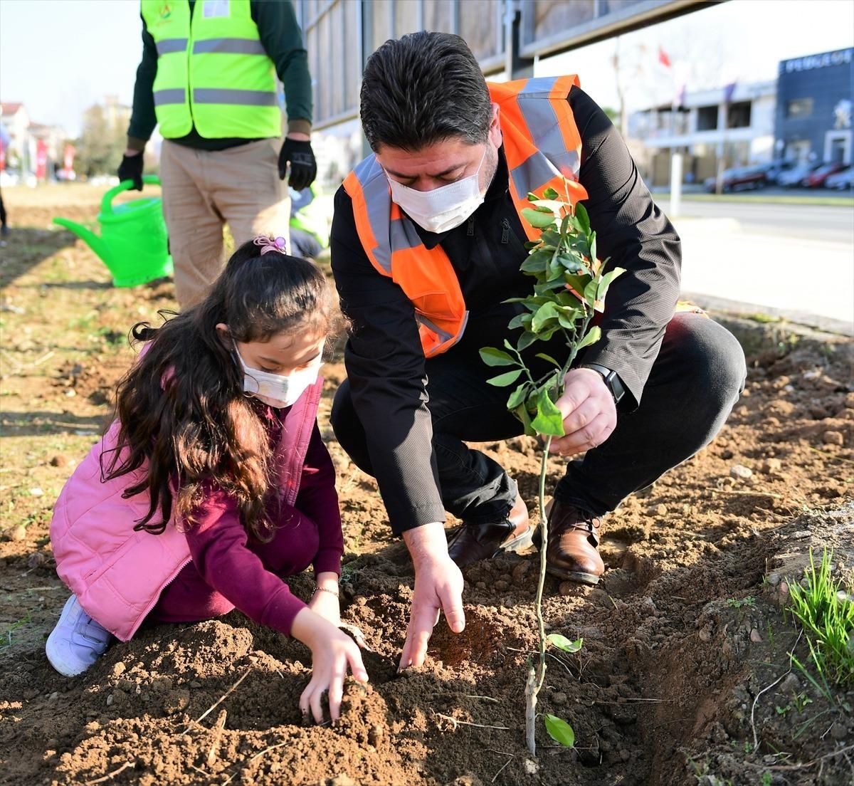 Ordu'da bin fidan toprakla buluşturuldu