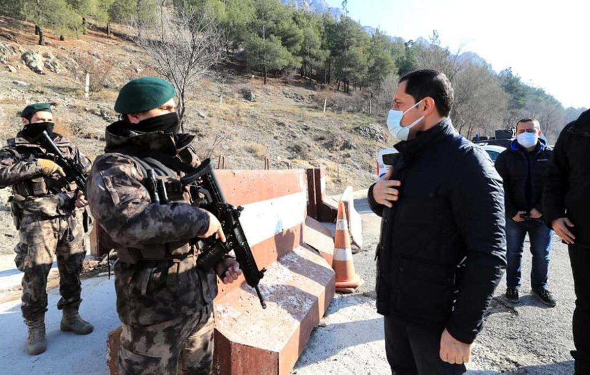 Vali Masatlı&rsquo;dan polis kontrol noktalarında denetim