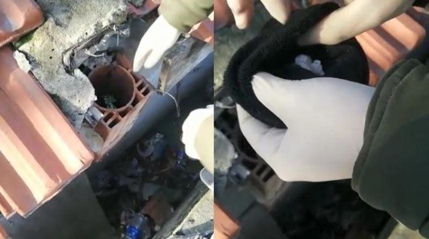Uyuşturucuyu &ouml;nce &ccedil;oraba sonra bacaya gizlemişler