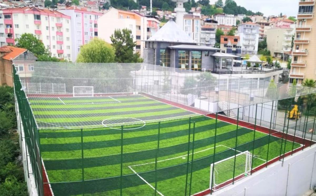 Samsun B&uuml;y&uuml;kşehir&rsquo;den K&ouml;k&ccedil;&uuml;oğlu Mahallesi&rsquo;ne halı saha