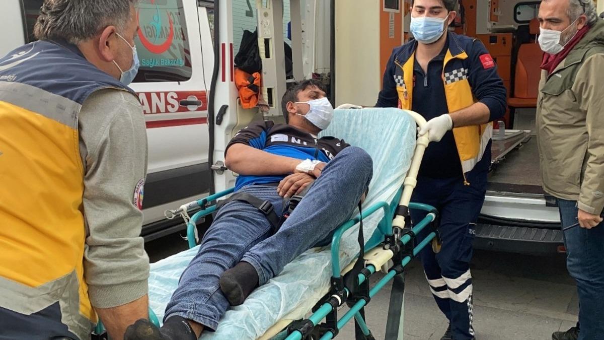 Alkol alıp k&uuml;f&uuml;r ettiği komşusu tarafından vurulan yaralıdan gazetecilere: &ldquo;Hep reklam yapıyorsunuz&rdquo;