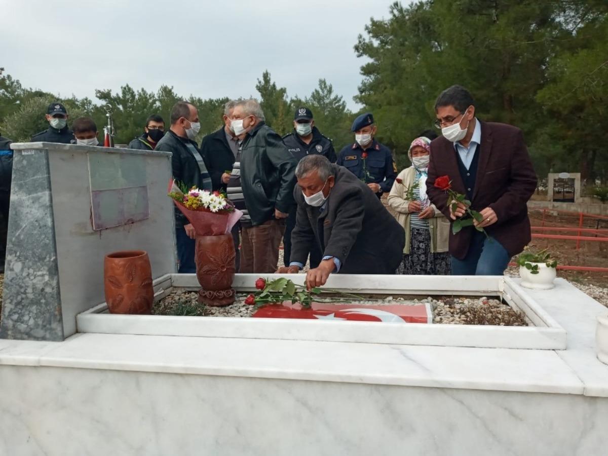 Karabacaklı , şehadetinin 5. yılında mezarı başında anıldı