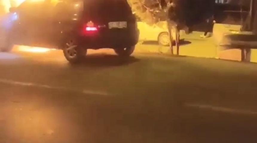 Otomobil alev topuna d&ouml;nd&uuml;