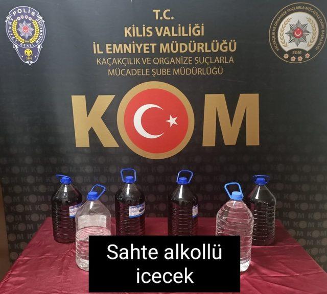 Kilis&rsquo;te sahte i&ccedil;ki operasyonu 1