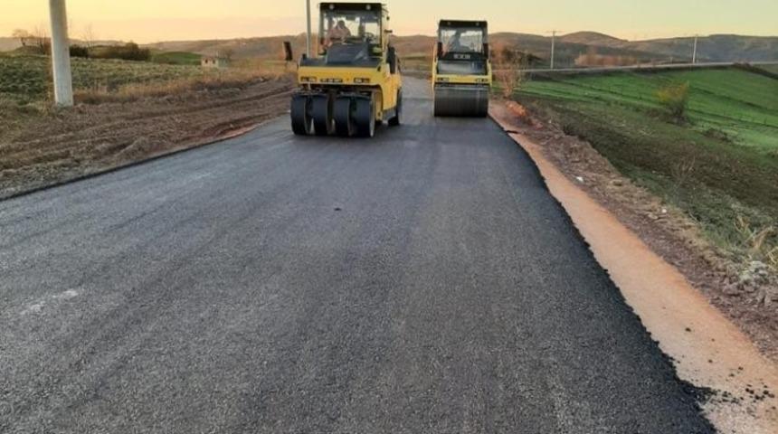 Orhaniye-Kozluca yolu asfaltlandı
