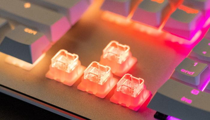 tactile clicky linear