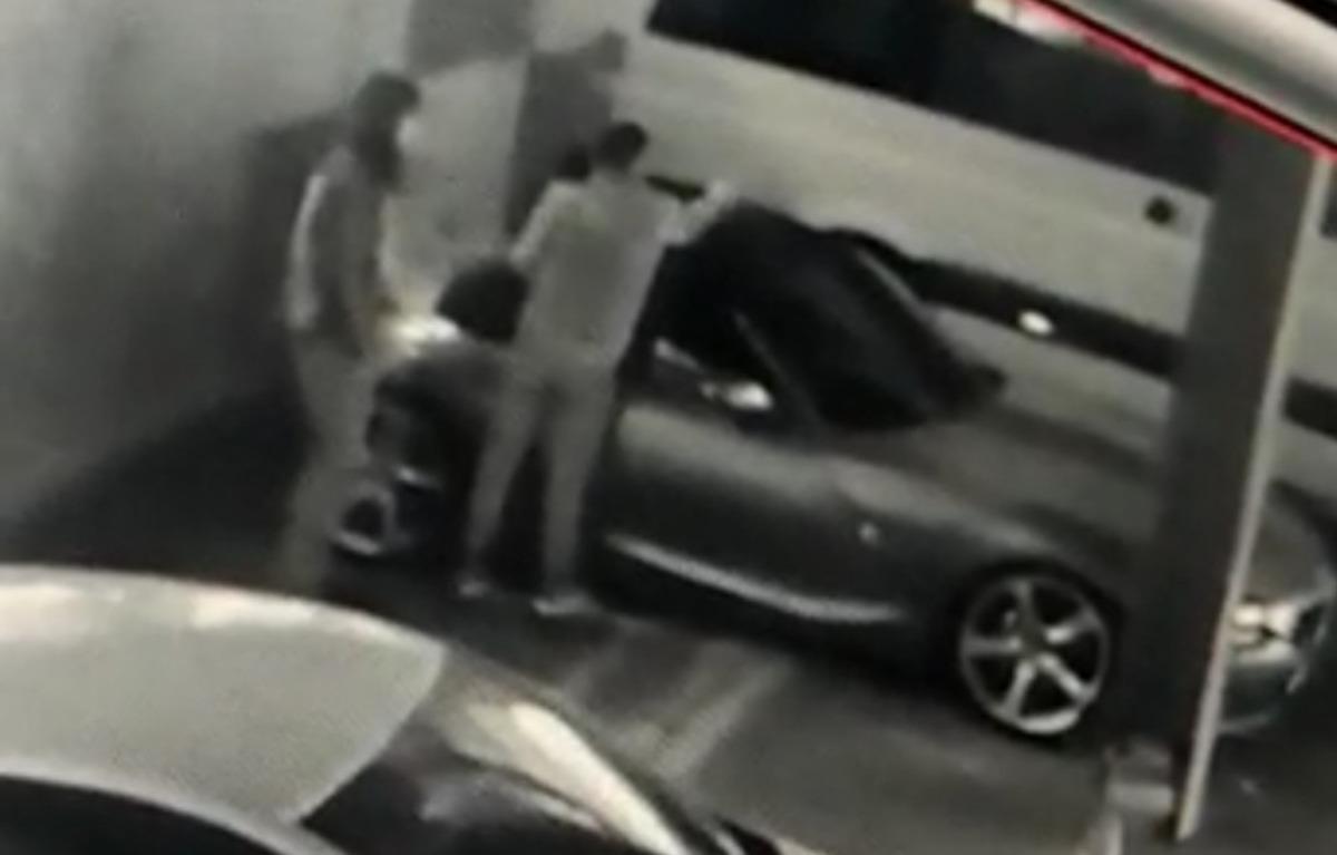(&Ouml;zel) Hırsızlık yapmak i&ccedil;in l&uuml;ks otomobili b&ouml;yle kestiler