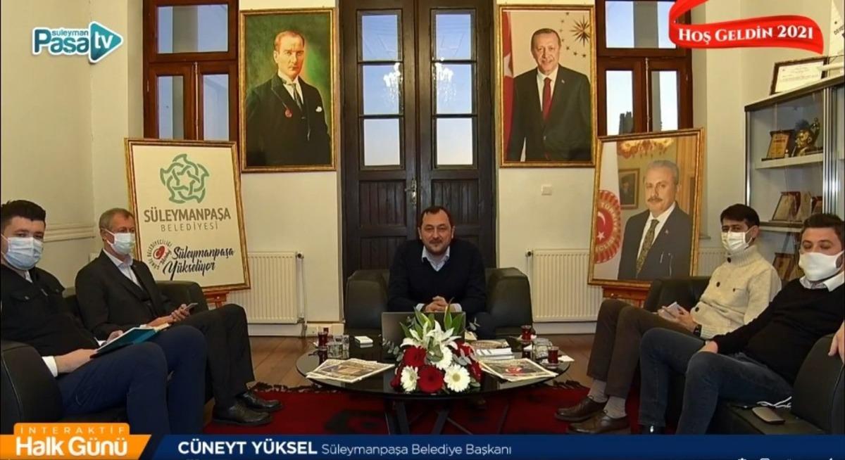 Başkan Y&uuml;ksel yeni yıla Halk G&uuml;n&uuml; ile başladı