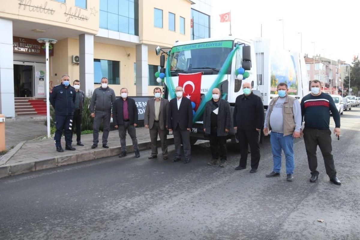 Ergene Belediyesi ara&ccedil; filosu g&uuml;&ccedil;lenmeye devam ediyor