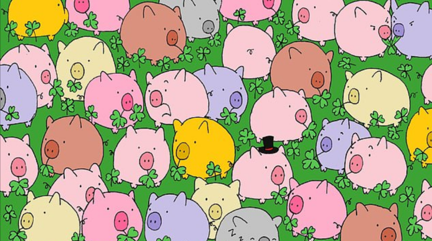 Muhtemelen bu resimdeki dört yapraklı yoncayı bulamazsınız!