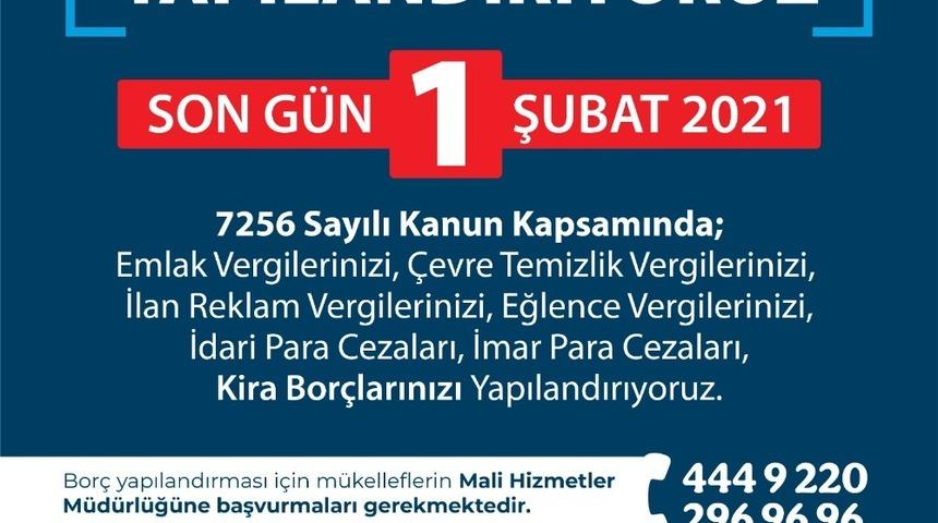Yapılandırmada yaşanan yoğunluk nedeniyle son gün 1 Şubat 2021 oldu