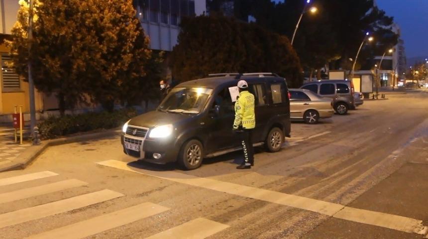 &Ccedil;ankırı&rsquo;da 80 saatlik kısıtlamada 65 kişiye ceza