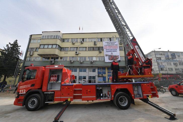 Cumhurbaşkanı Erdoğan’ın talimatıyla Isparta Belediyesi’ne 43 metre merdivenli itfaiye aracı gönderildi G5