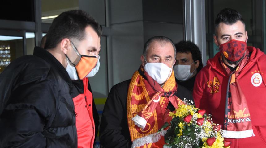 Galatasaray kafilesi Konya'da