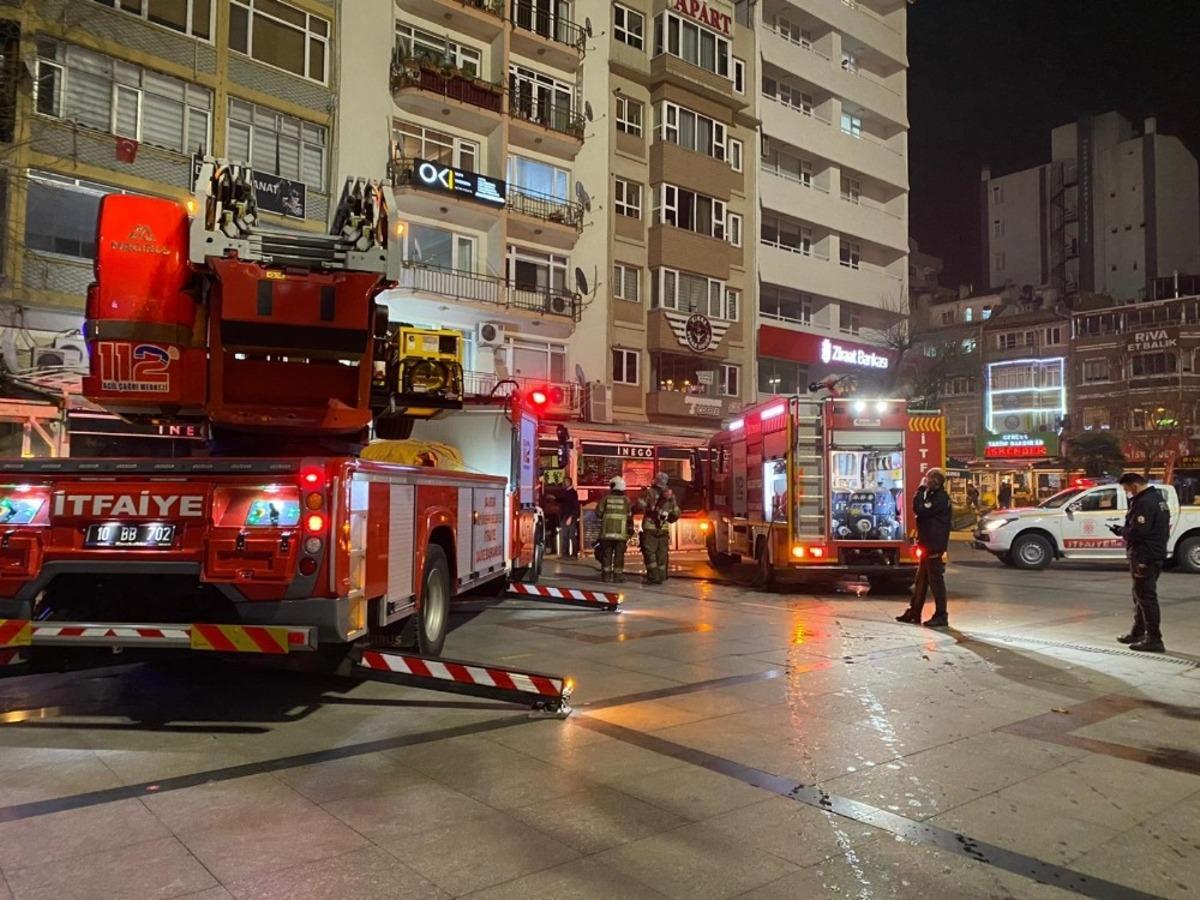 Kızgın yağlar yangın &ccedil;ıkarttı