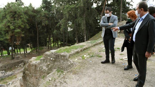 Yumuktepe’de çevre düzenleme ve arkeopark projesi hazırlanıyor