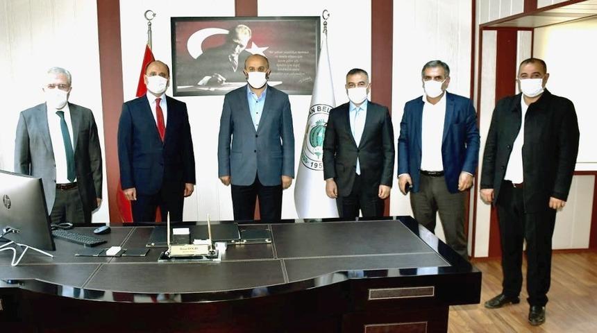 Başkan Doğru projelerini Milletvekili Kirazoğlu’na anlattı