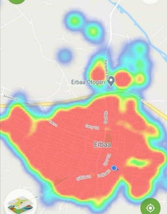 Erbaa’da korona virüs risk haritası yeşile dönüyor