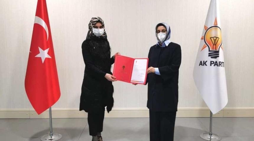 AK Parti Pazaryeri İl&ccedil;e Kadın Kolları Başkanlığına atama yapıldı