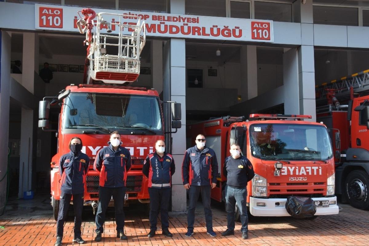 Sinop itfaiyesi 2020 yılında 713 olaya m&uuml;dahale etti