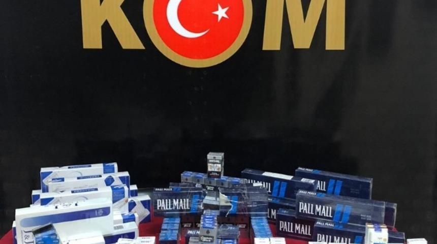 Gaziantep&rsquo;te ka&ccedil;ak telefon ve sigara operasyonu: 3 g&ouml;zaltı