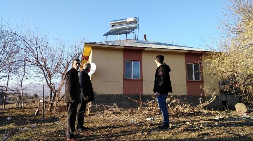 Bingöl’deki  köy evlerine güneş enerjisi