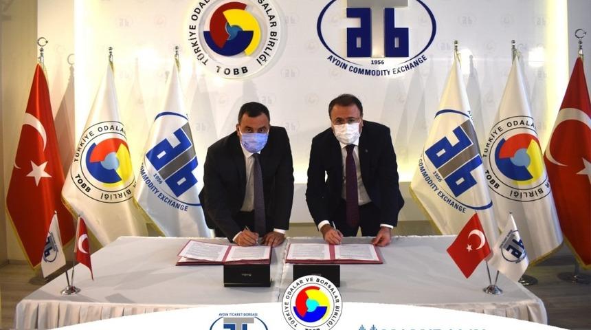 Aydın Ticaret Borsası ve Halk Bank arasında finansman anlaşması imzalandı
