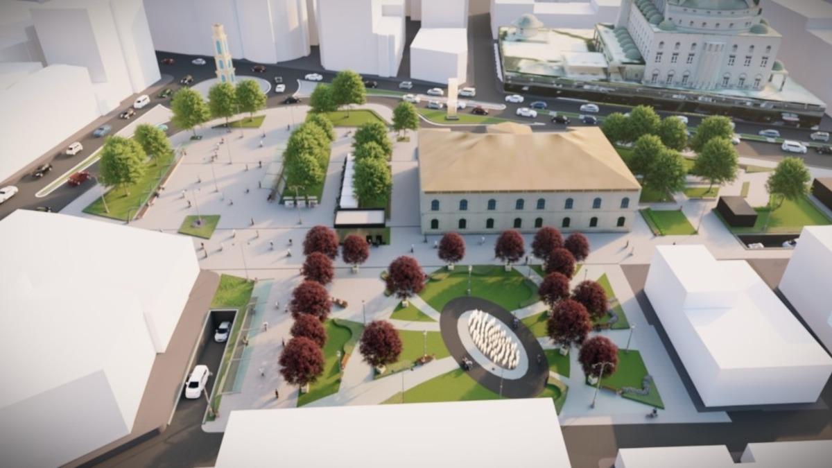 Elazığ&rsquo;da meydan ve yeraltı otoparkı projesine start verildi