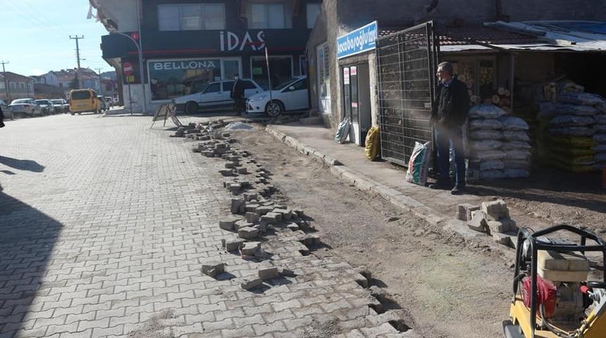 Emirdağ&rsquo;da alt yapı &ccedil;alışmaları s&uuml;r&uuml;yor