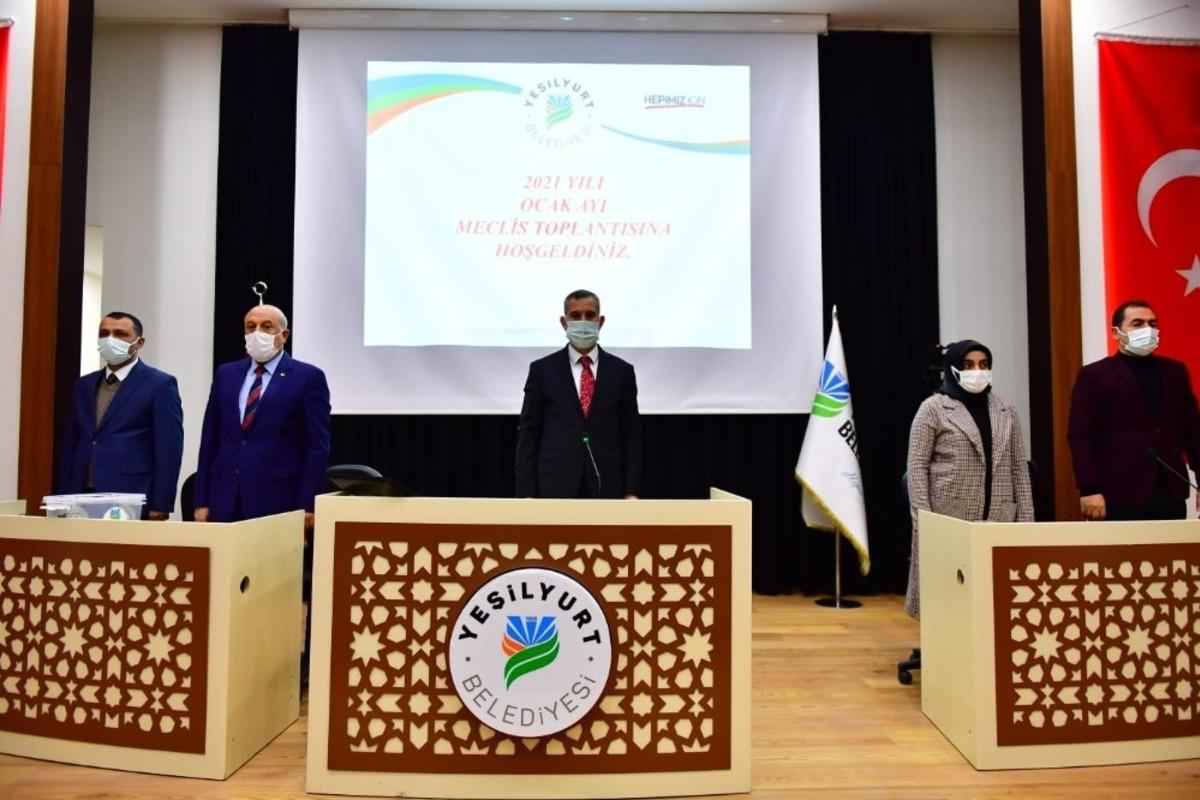 Yeşilyurt Belediye Meclisi, 2021&rsquo;in ilk toplantısını yaptı