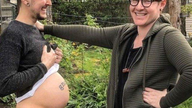 Hamile baba doğum yaptı, anne oldu