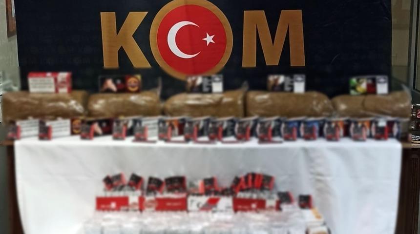 9 bin 580 adet doldurulmuş makaron yakalandı