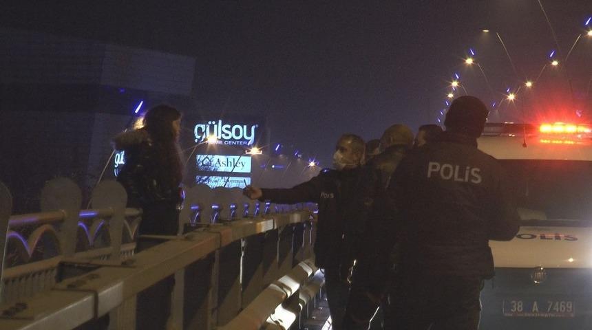 Kayseri'de intihar girişimi! Polis b&ouml;yle &ouml;nledi