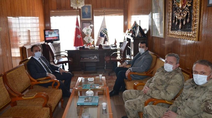 Başkan Bilici&rsquo;ye Kaymakam &Ccedil;elik&rsquo;ten ziyaret