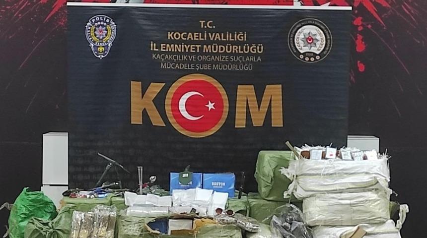Kocaeli&rsquo;de binlerce ka&ccedil;ak &uuml;r&uuml;n ele ge&ccedil;irildi