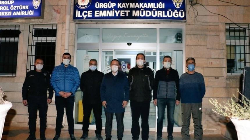 AK Parti &Uuml;rg&uuml;p İl&ccedil;e Başkanı Kahraman&rsquo;dan &rsquo;polisimin yanındayım&rsquo; ziyareti